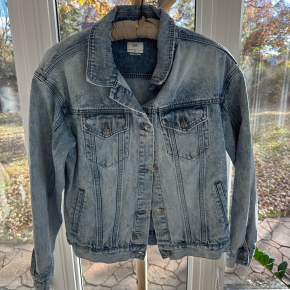 Ksubi Jackets & Blazers - Ksubi Bring Back Life Oversized Denim Jacket Light Wash Size Small